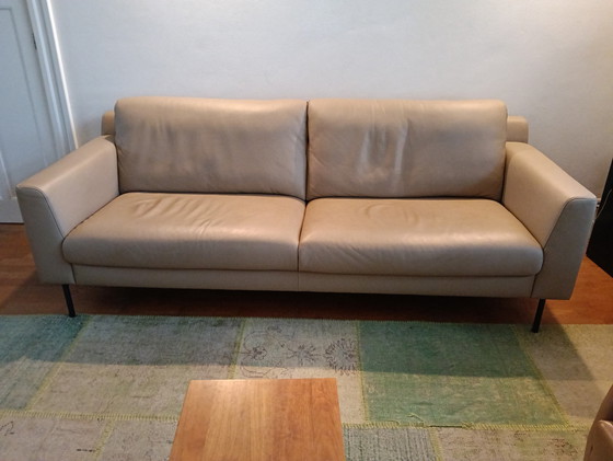 Image 1 of Montel Leather Sofa