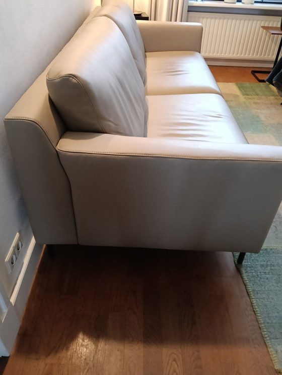 Image 1 of Montel Leather Sofa