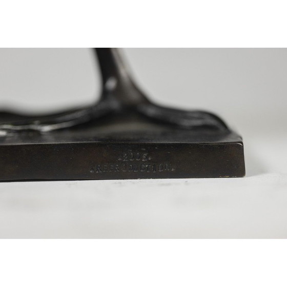 Image 1 of Vintage bronze “Moorhen” sculpture by François Pompon for Fonderie Valsuani, 2006