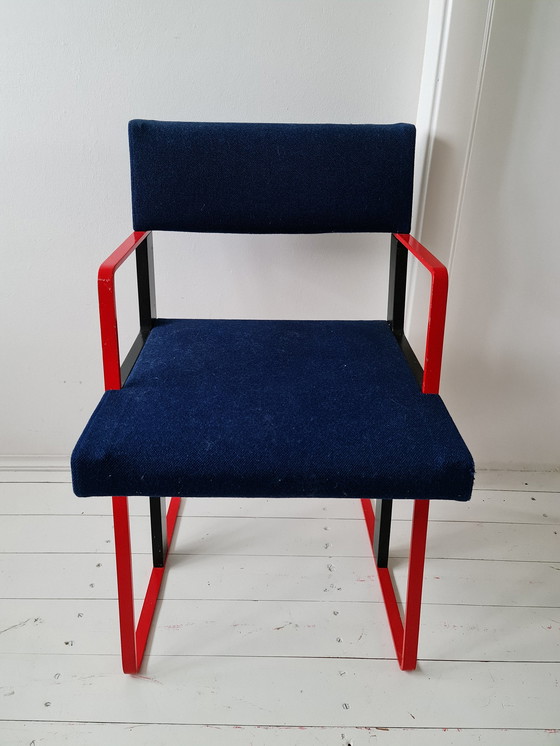 Image 1 of 4X Model Dc Castelijn Vintage Dining Chairs - Dick Spierenburg