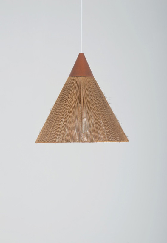 Image 1 of Mid - Century Pendant Lamp From Temde Leuchten, 1960s.