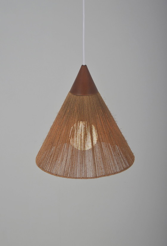 Image 1 of Mid - Century Pendant Lamp From Temde Leuchten, 1960s.