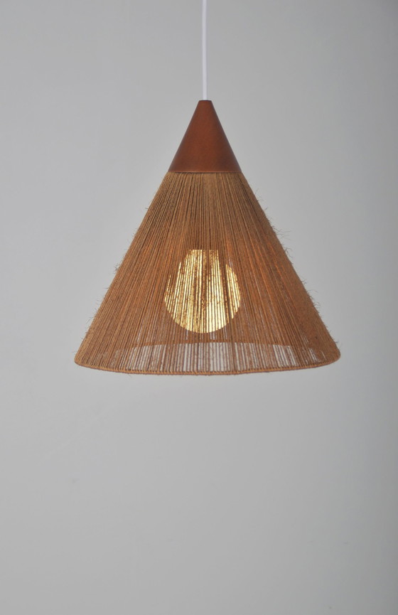 Image 1 of Mid - Century Pendant Lamp From Temde Leuchten, 1960s.