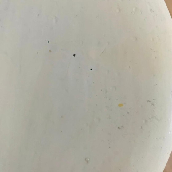 Image 1 of Vintage industrial stool in red metal and wood for Mirima, 1970