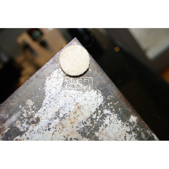 Image 1 of Manichino Art Déco vintage su piedi in acciaio e alluminio di René Herbst per Siegel, 1930