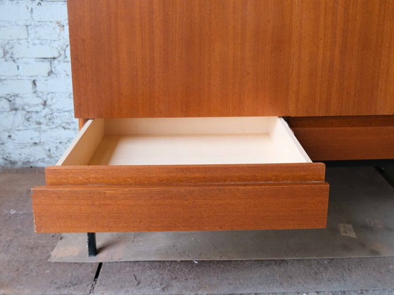 Image 1 of Vintage Waeckerlin Teak Highboard B60 For Behr International