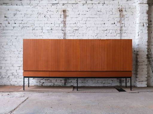 Vintage Waeckerlin Teak Highboard B60 For Behr International