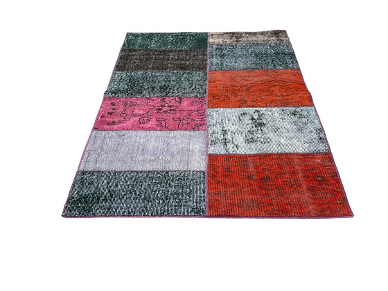 Image 1 of Tapis turc vintage en patchwork