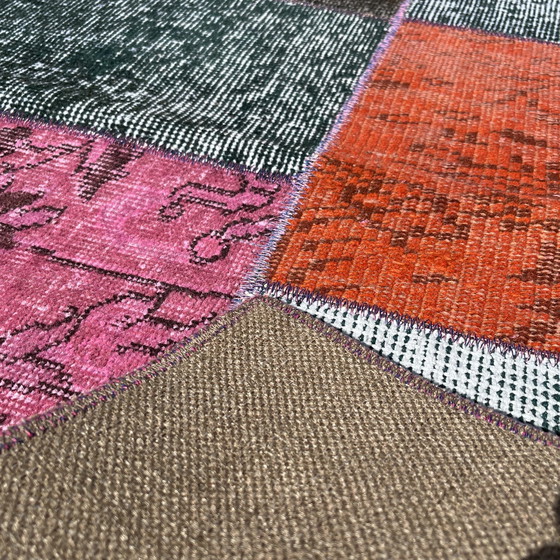 Image 1 of Tapis turc vintage en patchwork