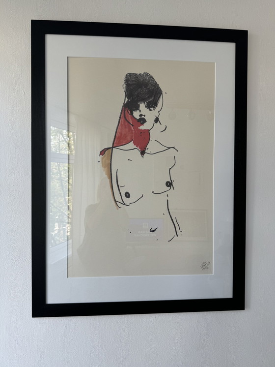 Image 1 of Framed illustration Petra Lunenburg