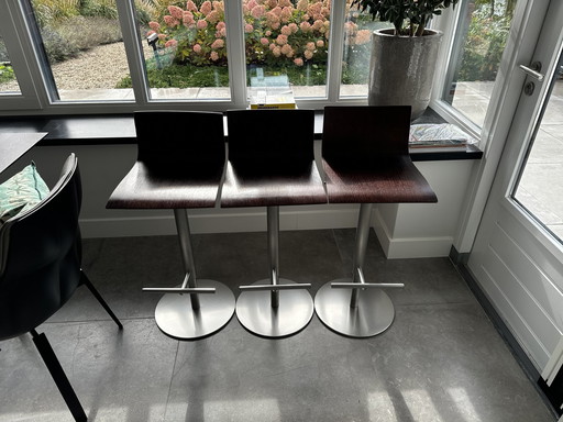 3x Lapalma bar stool Height Adjustable