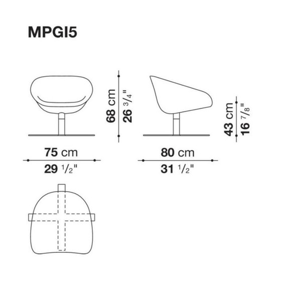 Image 1 of Mart Mpgi5 Armchair By Antonio Citterio For Bb Italia, 2003