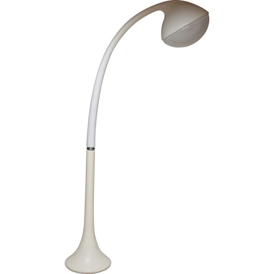 Image 1 of Lampada da terra vintage in metallo e acciaio di Fabio Lenci e Harvey Guzzini, Italia 1970