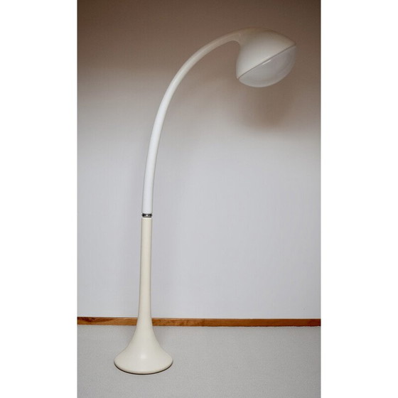 Image 1 of Lampada da terra vintage in metallo e acciaio di Fabio Lenci e Harvey Guzzini, Italia 1970