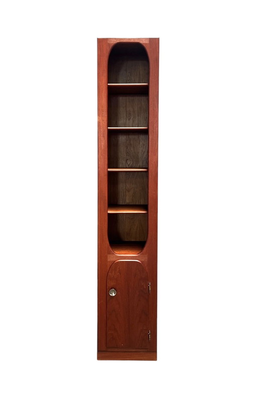 Wardrobe with shelves and door