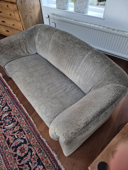 For Sale Beautiful Leolux Mink Two-Seater Sofa.