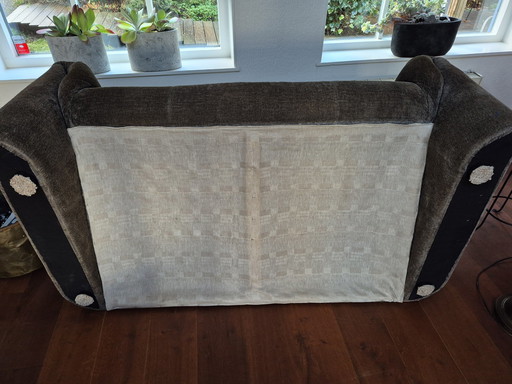 For Sale Beautiful Leolux Mink Two-Seater Sofa.