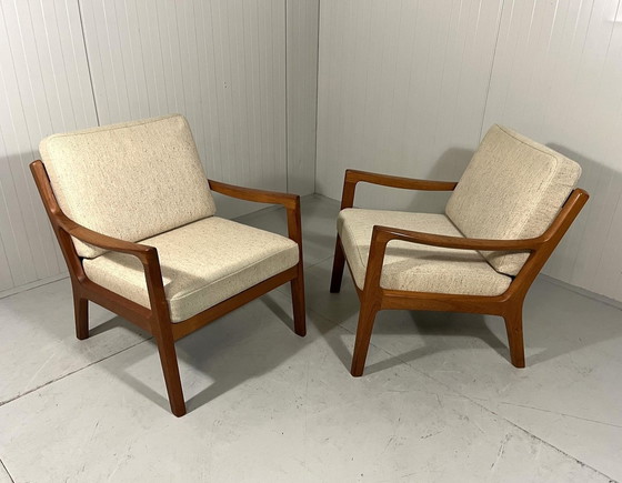 Image 1 of Ole Wanscher Armchairs Senator For Poul Jeppesen, Denmark