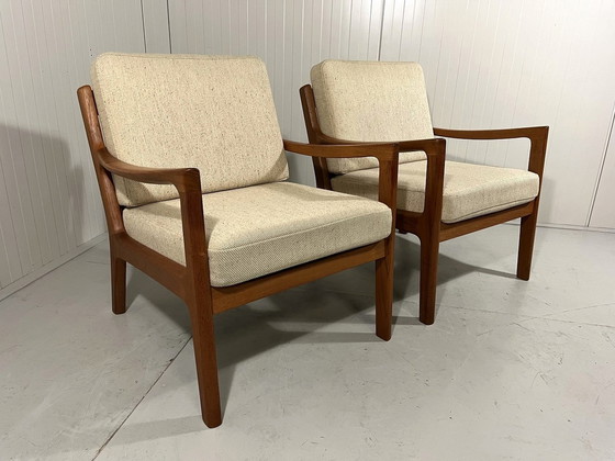 Image 1 of Ole Wanscher Armchairs Senator For Poul Jeppesen, Denmark