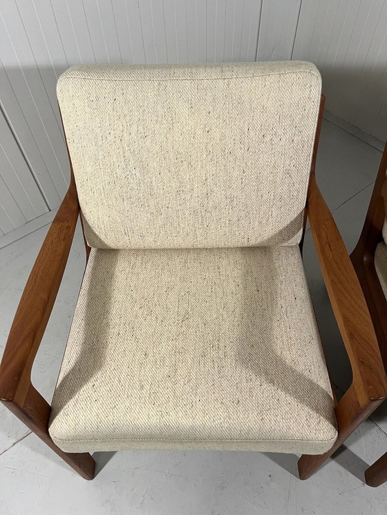 Image 1 of Ole Wanscher Armchairs Senator For Poul Jeppesen, Denmark