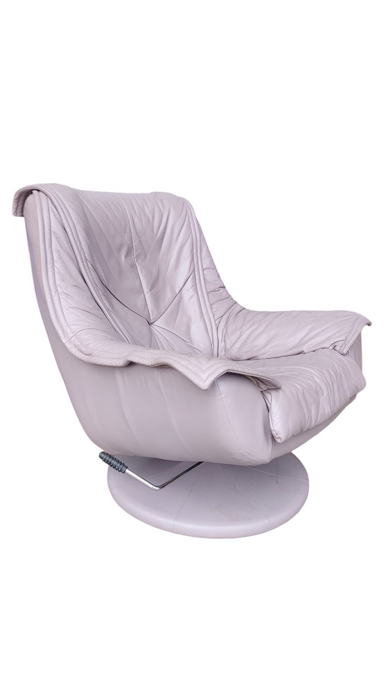 Image 1 of Post Modern Lilac Lounge Chair 1980S