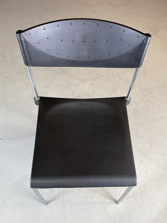 Image 1 of 4X Midj Ciao Stacking Chair