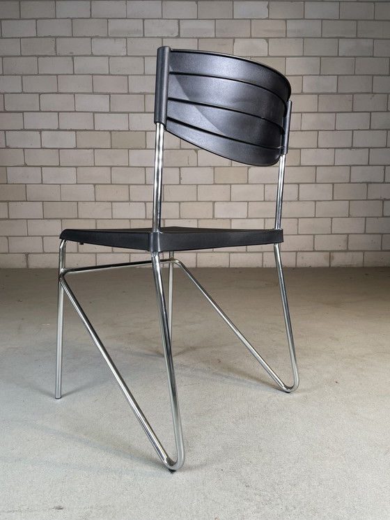 Image 1 of 4X Midj Ciao Stacking Chair