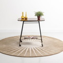 Vintage Rolling Side Table