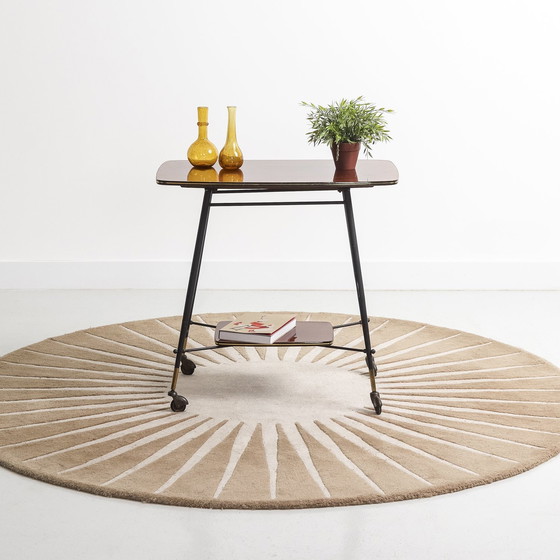 Image 1 of Vintage Rolling Side Table