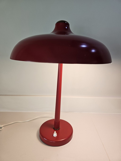 Lampe de bureau à champignon rouge massif Modèle 12765