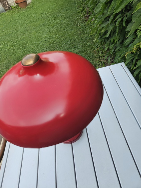 Image 1 of Massive Red Mushroom Desklamp Model 12765