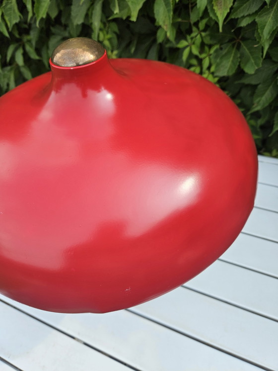 Image 1 of Massive Red Mushroom Desklamp Model 12765