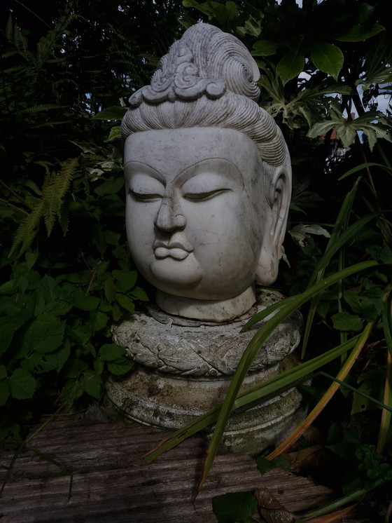 Image 1 of 19 Century Chinese Statue