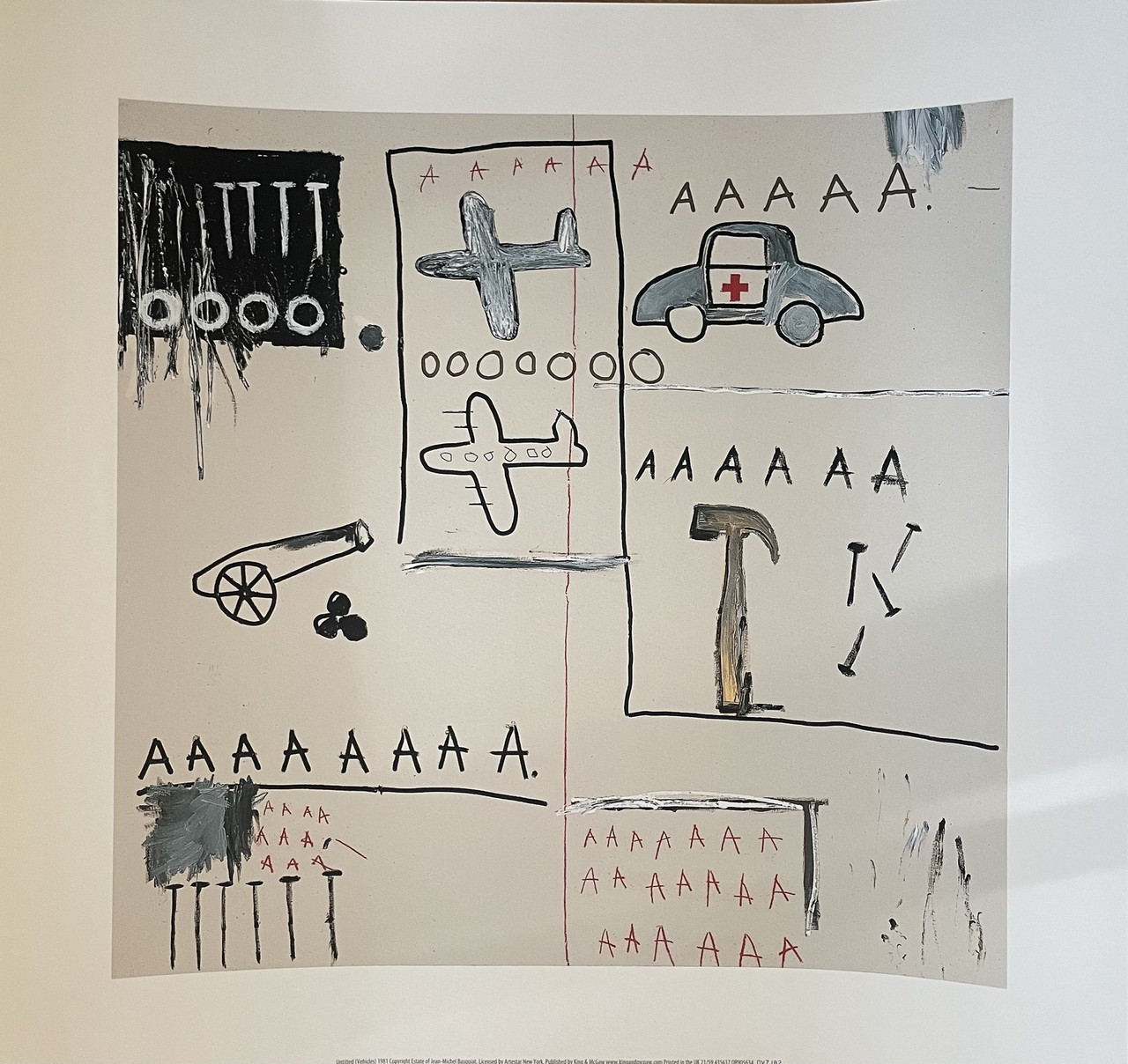 Jean Michel Basquiat (1960-1988),, Untitled (Vehicles), 1981