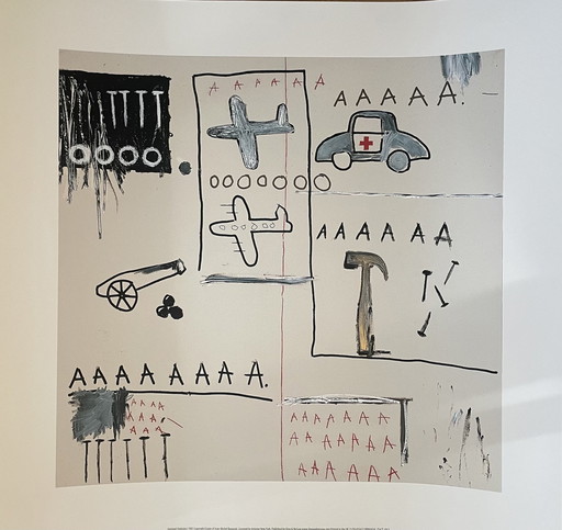 Jean Michel Basquiat  (1960-1988),, Untitled (Vehicles), 1981,  Copyright Estate Of Jean Michel Basquiat, Licensed By Artes