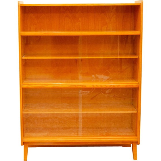 Image 1 of Vintage walnut and beech bookcase by František Jirák for Jitona, Czechoslovakia 1960