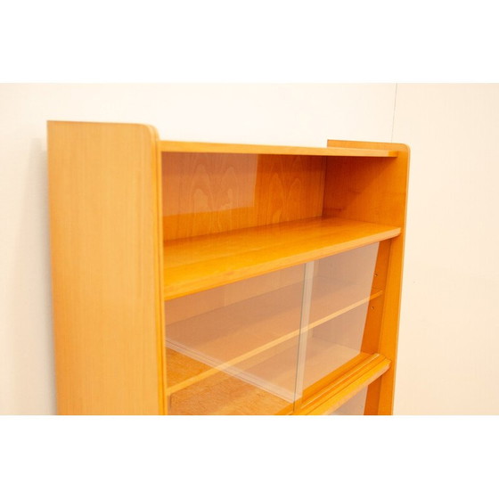 Image 1 of Vintage walnut and beech bookcase by František Jirák for Jitona, Czechoslovakia 1960
