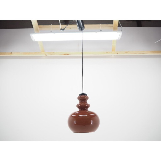 Midcentury Glass Chandelier from Germany, 1970s