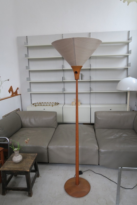 Image 1 of Rare Floor Lamp In Teak From Dyrlund, Denmark, 70S