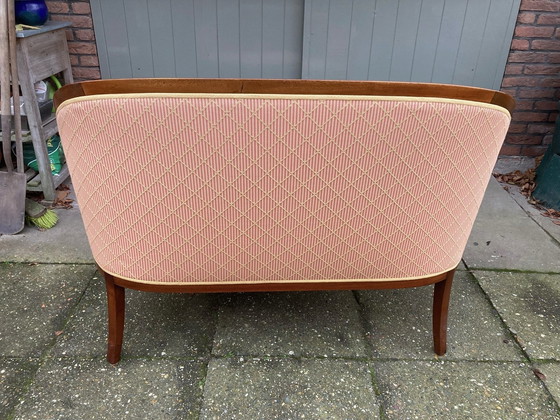 Image 1 of Art Deco Bench Of Mahogany