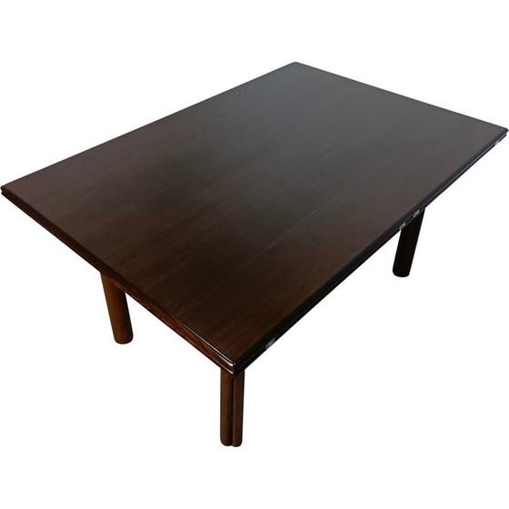 Image 1 of Vintage extendable teak dining table, Italy 1970s