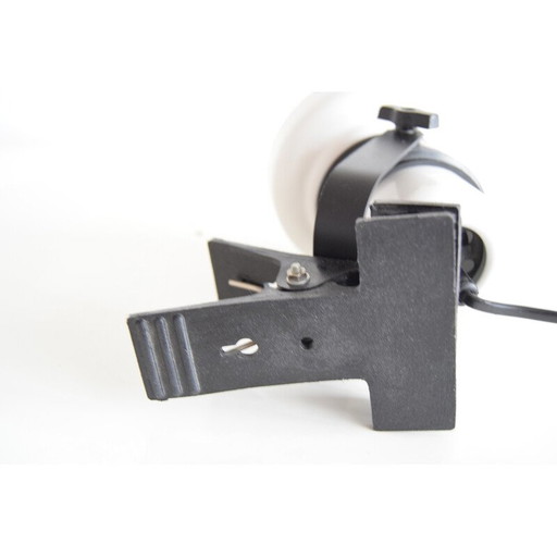 Vintage wall lamp in lacquered metal and plastic, Hungary 1970