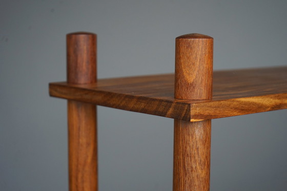 Image 1 of Bookshelf Shelving Unit In Brazilian Hardwood, 1970S