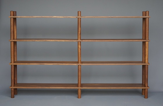 Image 1 of Bookshelf Shelving Unit In Brazilian Hardwood, 1970S