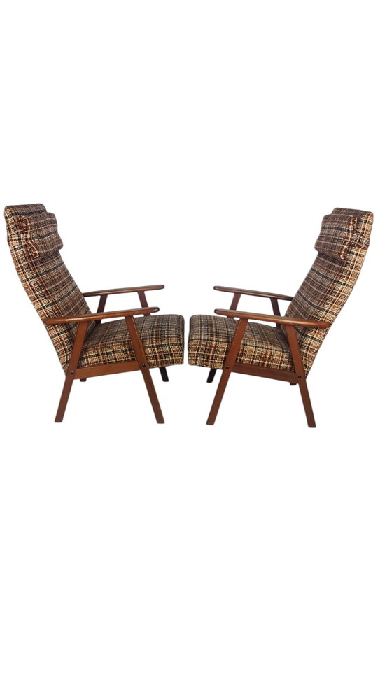 Image 1 of Set Scandinavian Style Armchairs Teak 1960S