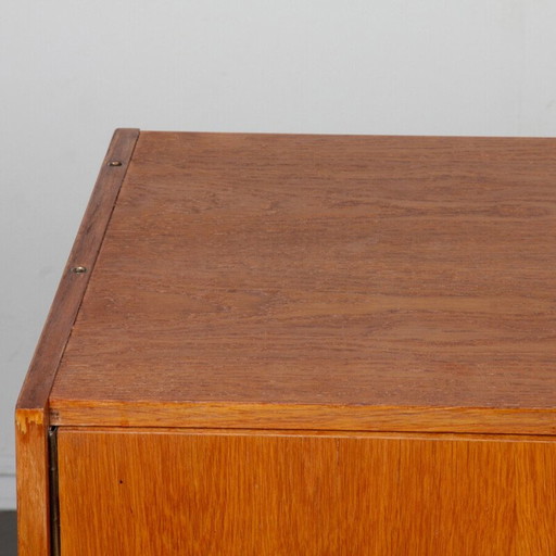 Vintage chest of drawers model U-458 in oak by Jiri Jiroutek for Interier Praha, Czechoslovakia 1960