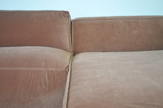 Image 1 of Fest dunbar corner sofa brown bronze velvet