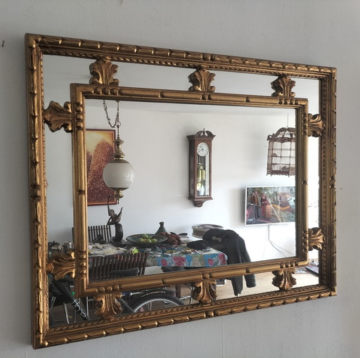 Vintage mirror wood