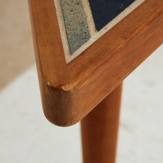 Image 1 of Tavolino da caffè in teak e ceramica Mk10429 di Britt Sallingboe, set da 2