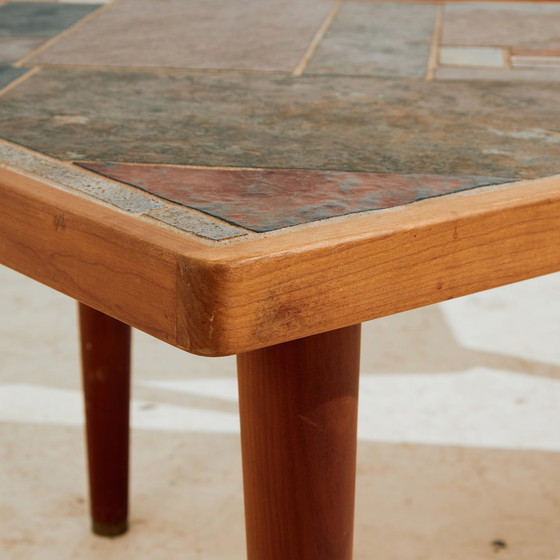 Image 1 of Tavolino da caffè in teak e ceramica Mk10429 di Britt Sallingboe, set da 2